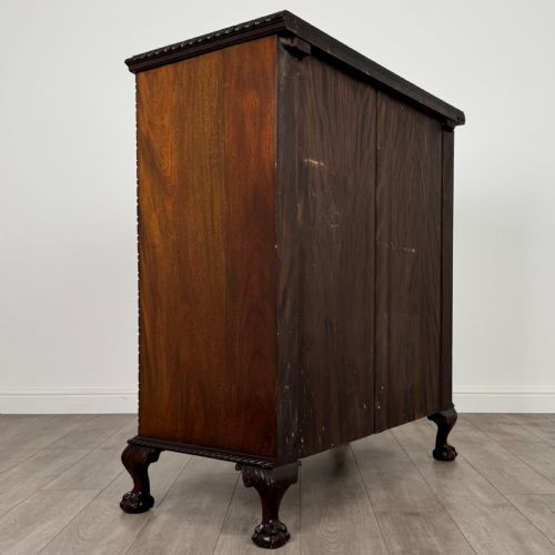 ANTIQUE 20TH CENTURY FINE QUALITY CHEST OF DRAWERS IN MAHOGANY - ADDITIONAL PHOTO 4