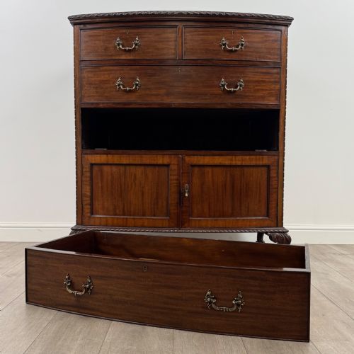 ANTIQUE 20TH CENTURY FINE QUALITY CHEST OF DRAWERS IN MAHOGANY - ADDITIONAL PHOTO 10
