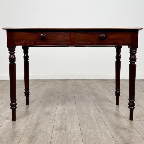 antique 19th century writing table in mahogany - CATEGORY: ANTIQUE TABLES - DATED VICTORIAN