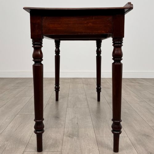 ANTIQUE 19TH CENTURY WRITING TABLE IN MAHOGANY - ADDITIONAL PHOTO 2