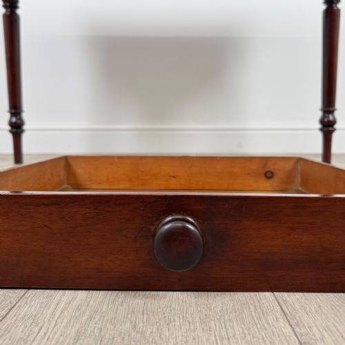 ANTIQUE 19TH CENTURY WRITING TABLE IN MAHOGANY - ADDITIONAL PHOTO 10
