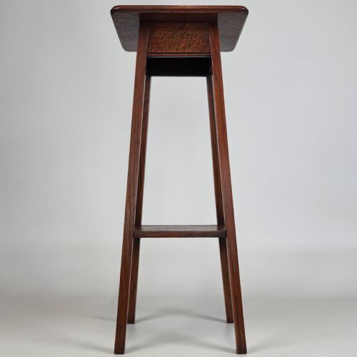 antique 20th century good quality plant stand in oak - CATEGORY: ANTIQUE MISCELLANEOUS - DATED EDWARDIAN