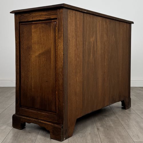 ANTIQUE 20TH CENTURY FINE QUALITY DRESSER BASE IN OAK - ADDITIONAL PHOTO 4