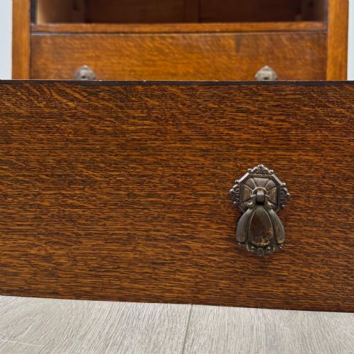 ANTIQUE 20TH CENTURY CHEST OF DRAWERS IN OAK - ADDITIONAL PHOTO 10