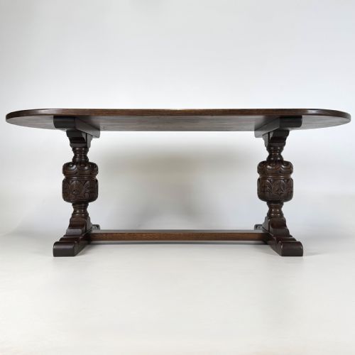 ANTIQUE 20TH CENTURY COFFEE TABLE IN OAK - ADDITIONAL PHOTO 1