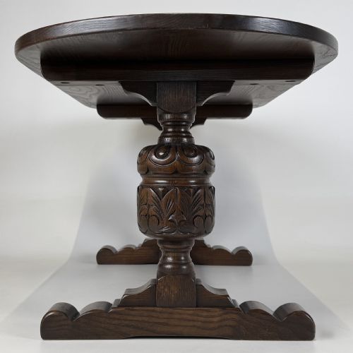 ANTIQUE 20TH CENTURY COFFEE TABLE IN OAK - ADDITIONAL PHOTO 2