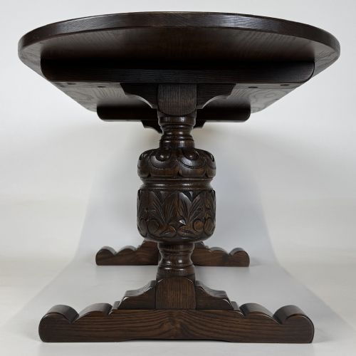 ANTIQUE 20TH CENTURY COFFEE TABLE IN OAK - ADDITIONAL PHOTO 6