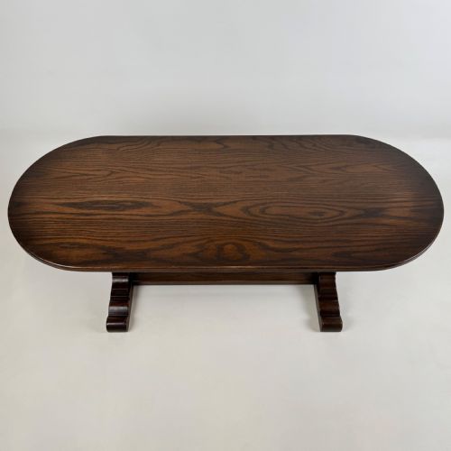 ANTIQUE 20TH CENTURY COFFEE TABLE IN OAK - ADDITIONAL PHOTO 8