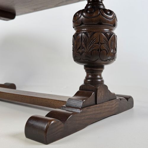 ANTIQUE 20TH CENTURY COFFEE TABLE IN OAK - ADDITIONAL PHOTO 9
