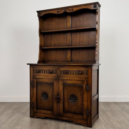ANTIQUE 20TH CENTURY GOOD QUALITY DRESSER IN OAK - ADDITIONAL PHOTO 2