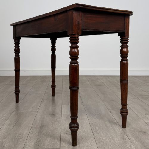 ANTIQUE 19TH CENTURY GOOD QUALITY SIDE TABLE IN MAHOGANY - ADDITIONAL PHOTO 5