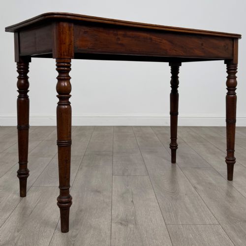 ANTIQUE 19TH CENTURY GOOD QUALITY SIDE TABLE IN MAHOGANY - ADDITIONAL PHOTO 7