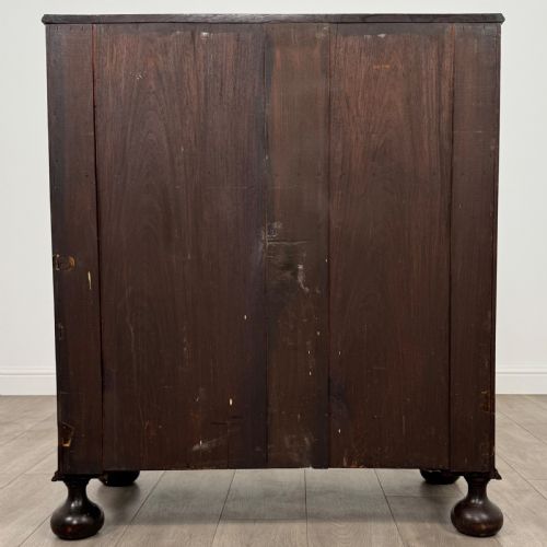 ANTIQUE 20TH CENTURY FINE QUALITY JACOBEAN BUREAU IN OAK - ADDITIONAL PHOTO 5