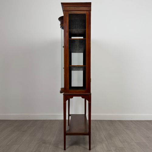 ANTIQUE 20TH CENTURY FINE QUALITY GLAZED DISPLAY CABINET REF AF4416 - ADDITIONAL PHOTO 4