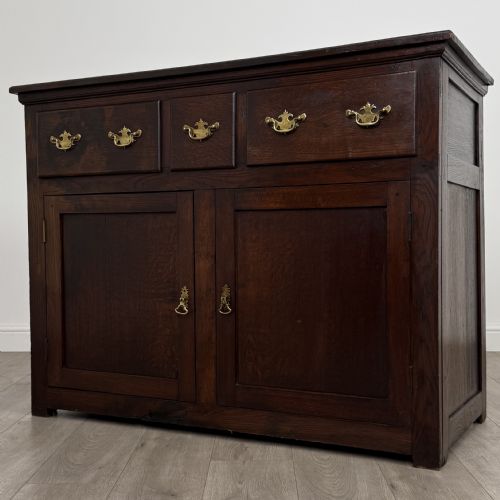 ANTIQUE 19TH CENTURY GOOD QUALITY CUPBOARD IN OAK - ADDITIONAL PHOTO 2