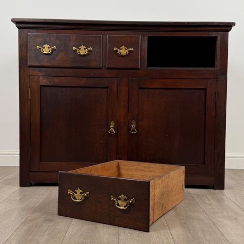ANTIQUE 19TH CENTURY GOOD QUALITY CUPBOARD IN OAK - ADDITIONAL PHOTO 10