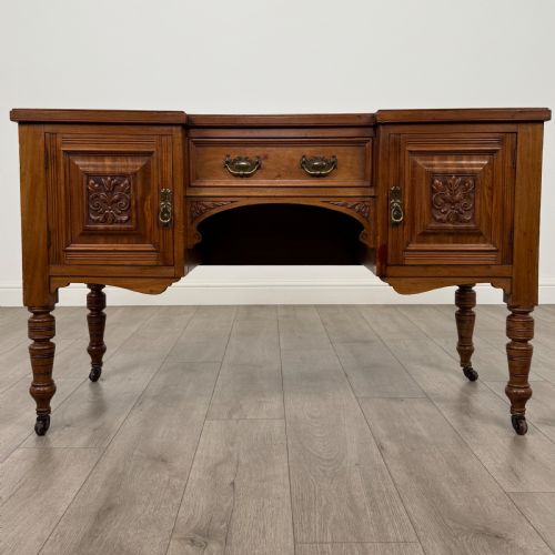 antique 20th century good quality desk in walnut - CATEGORY: ANTIQUE DESKS - DATED EDWARDIAN