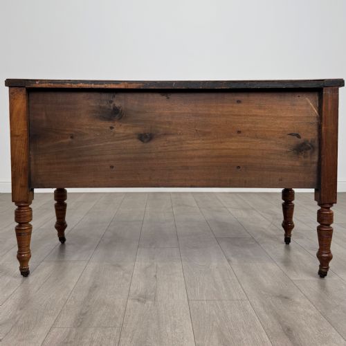 ANTIQUE 20TH CENTURY GOOD QUALITY DESK IN WALNUT - ADDITIONAL PHOTO 5