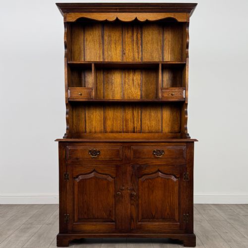 antique 20th century fine quality dresser in oak - CATEGORY: ANTIQUE DRESSERS - DATED EDWARDIAN
