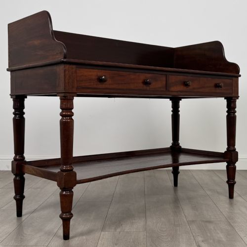ANTIQUE 19TH CENTURY WASHSTAND IN MAHOGANY - ADDITIONAL PHOTO 7
