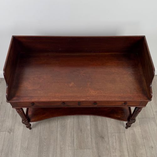 ANTIQUE 19TH CENTURY WASHSTAND IN MAHOGANY - ADDITIONAL PHOTO 8