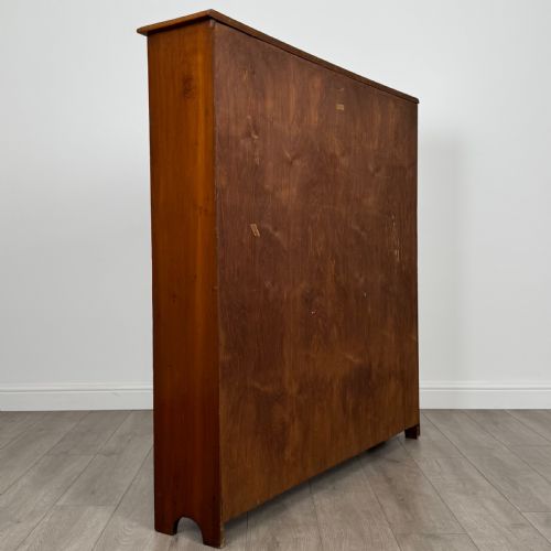 ANTIQUE 20TH CENTURY LARGE OPEN BOOKCASE IN OAK - ADDITIONAL PHOTO 4