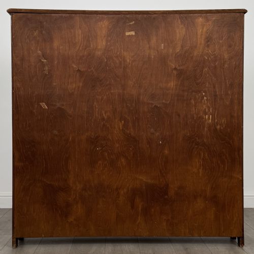 ANTIQUE 20TH CENTURY LARGE OPEN BOOKCASE IN OAK - ADDITIONAL PHOTO 5