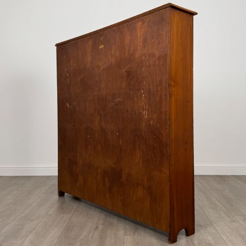 ANTIQUE 20TH CENTURY LARGE OPEN BOOKCASE IN OAK - ADDITIONAL PHOTO 6