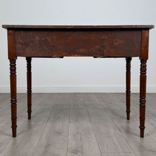 ANTIQUE 19TH CENTURY WRITING TABLE IN MAHOGANY - ADDITIONAL PHOTO 4