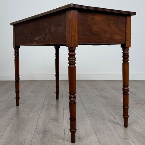 ANTIQUE 19TH CENTURY WRITING TABLE IN MAHOGANY - ADDITIONAL PHOTO 5