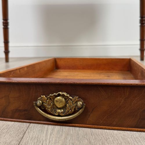 ANTIQUE 19TH CENTURY WRITING TABLE IN MAHOGANY - ADDITIONAL PHOTO 10