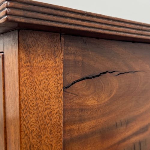 ANTIQUE 19TH CENTURY WRITING TABLE IN MAHOGANY - ADDITIONAL PHOTO 11
