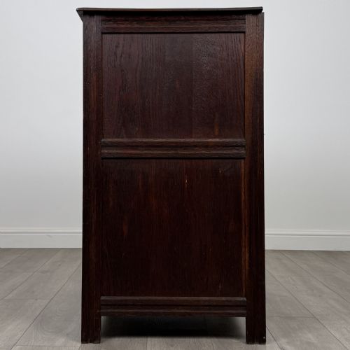 ANTIQUE 20TH CENTURY FINE QUALITY FITTED CUPBOARD IN OAK - ADDITIONAL PHOTO 3