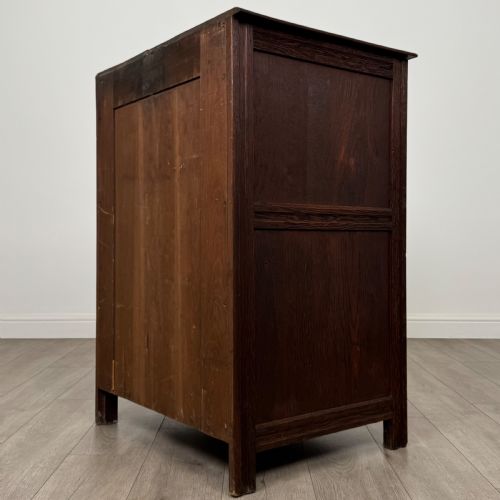ANTIQUE 20TH CENTURY FINE QUALITY FITTED CUPBOARD IN OAK - ADDITIONAL PHOTO 6