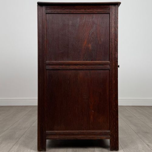 ANTIQUE 20TH CENTURY FINE QUALITY FITTED CUPBOARD IN OAK - ADDITIONAL PHOTO 7