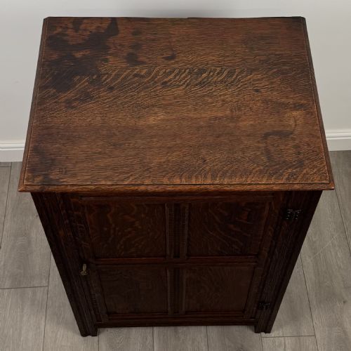 ANTIQUE 20TH CENTURY FINE QUALITY FITTED CUPBOARD IN OAK - ADDITIONAL PHOTO 9