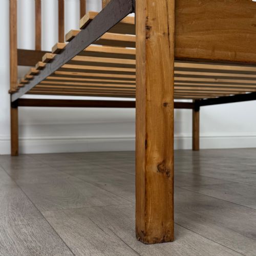 ANTIQUE 20TH CENTURY DOUBLE BED IN WALNUT - ADDITIONAL PHOTO 5