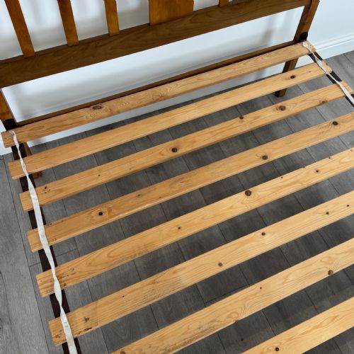 ANTIQUE 20TH CENTURY DOUBLE BED IN WALNUT - ADDITIONAL PHOTO 6