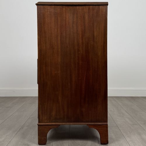 ANTIQUE 19TH CENTURY GOOD QUALITY MAHOGANY CHEST OF DRAWERS - ADDITIONAL PHOTO 2