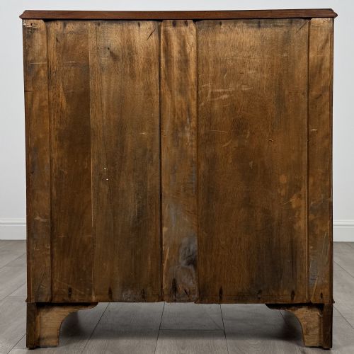 ANTIQUE 19TH CENTURY GOOD QUALITY MAHOGANY CHEST OF DRAWERS - ADDITIONAL PHOTO 5