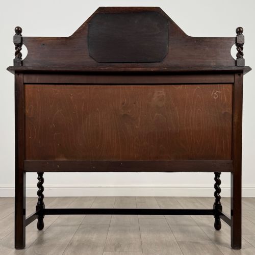 ANTIQUE 20TH CENTURY BARLEY TWIST SIDEBOARD IN OAK - ADDITIONAL PHOTO 5