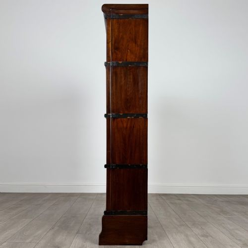 ANTIQUE 20TH CENTURY 4TIER BOOKCASE BY GLOBE WERNICKE - ADDITIONAL PHOTO 3