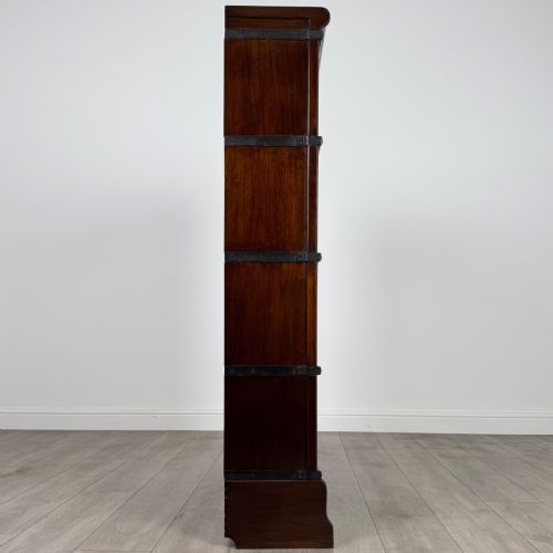ANTIQUE 20TH CENTURY 4TIER BOOKCASE BY GLOBE WERNICKE - ADDITIONAL PHOTO 7