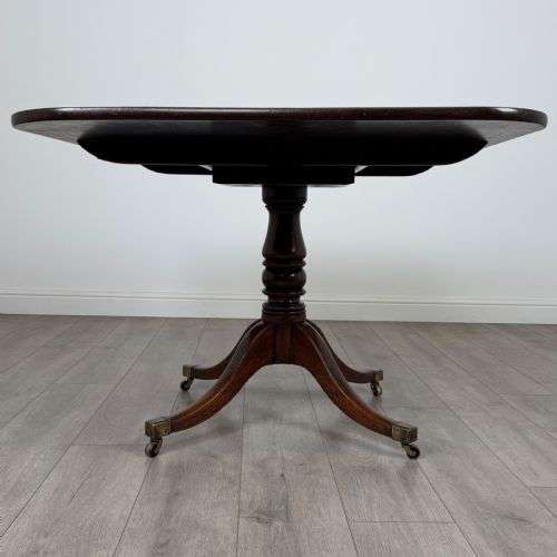 antique 18th century tilt top breakfast table in mahogany - CATEGORY: ANTIQUE TABLES - DATED GEORGIAN