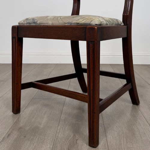 ANTIQUE 18TH CENTURY REGENCY SET OF 6 MAHOGANY DINING CHAIRS - ADDITIONAL PHOTO 6