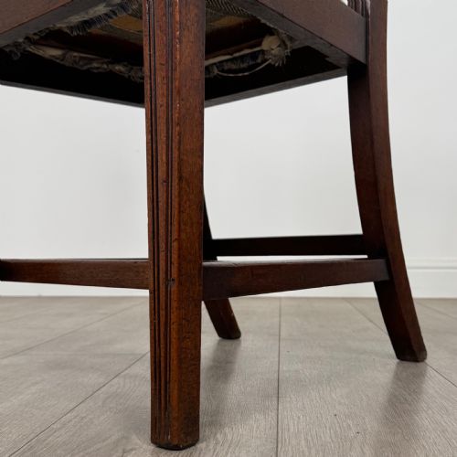 ANTIQUE 18TH CENTURY REGENCY SET OF 6 MAHOGANY DINING CHAIRS - ADDITIONAL PHOTO 7