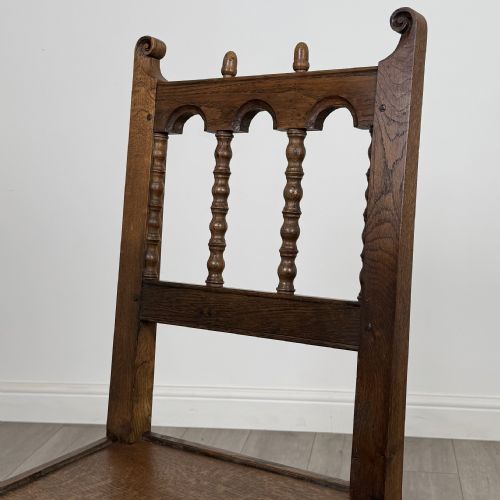 ANTIQUE 20TH CENTURY DINING TABLE WITH 8 DINING CHAIRS IN OAK - ADDITIONAL PHOTO 24