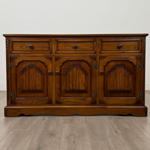 antique 20th century good quality sideboard in oak - CATEGORY: ANTIQUE SIDEBOARDS - DATED EDWARDIAN