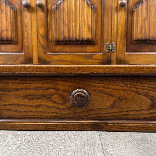 ANTIQUE 20TH CENTURY GOOD QUALITY SIDEBOARD IN OAK - ADDITIONAL PHOTO 11