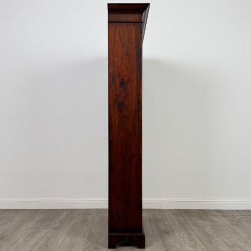 ANTIQUE 20TH CENTURY GOOD QUALITY OPEN BOOKCASE IN OAK - ADDITIONAL PHOTO 7